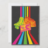 Retro 1980er Geburtstags-Achtzigerjahre-Party Einladung (Rückseite)