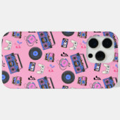 Retro 1980er Jahre Era Music Nostalgic Case-Mate iPhone Hülle (Rückseite (Horizontal))