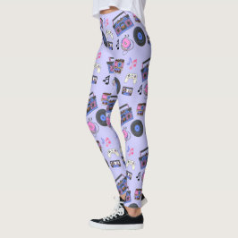 Retro 1980er Jahre Era Music Nostalgic Leggings