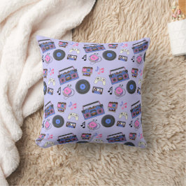 Retro 1980er Jahre Era Music zum Geburtstag Kissen