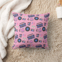 Retro 1980er Jahre Era Music zum Geburtstag Kissen