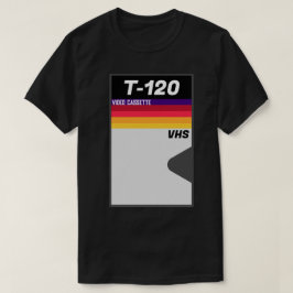 Retro 1980er T-120 VHS Cassette Tape T - Shirt