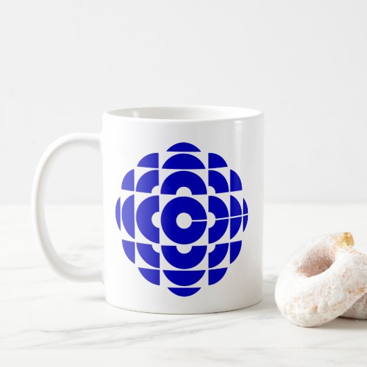 Retro 1986-1992 - blau kaffeetasse (Mit Donut)