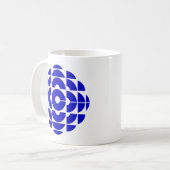 Retro 1986-1992 - blau kaffeetasse (Vorderseite Links)