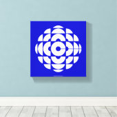 Retro 1986-1992 - weiß leinwanddruck (Insitu (Holzboden))