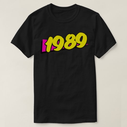 Retro 1989 T-Shirt (Design vorne)