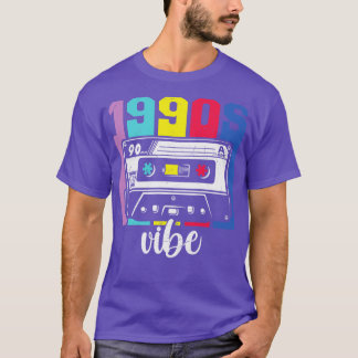 Retro 1990er-Jahre-Farbbanddesign T-Shirt