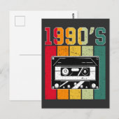 Retro - 1990er postkarte (Vorne/Hinten)