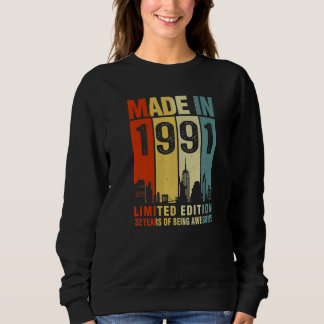 Retro 1991 32 Jahre Phantastisch Sweatshirt