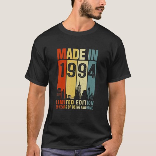 Retro 1994 29 Jahre Phantastisch T-Shirt (Vorderseite)