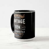 Retro 1996 Birthday The Man The Legend 30th Bday Tasse (Vorderseite Links)