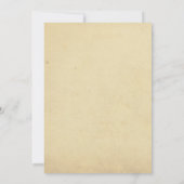 Retro 1. Rodeo Western Cowboy Birthday Einladung (Rückseite)