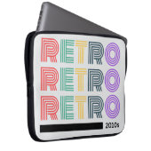 RETRO 2010s Notebook-Sieb - Emotionale Firewall Laptopschutzhülle (Vorne Rechts)