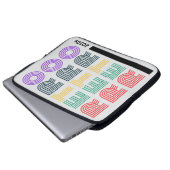 RETRO 2010s Notebook-Sieb - Emotionale Firewall Laptopschutzhülle (Vorne Knopf)