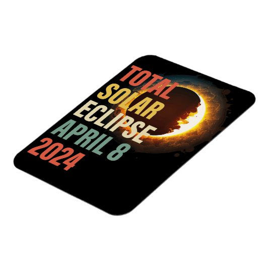 Retro 2024 Gesamtsolarausstoß 8. April Magnet (Linke Seite)