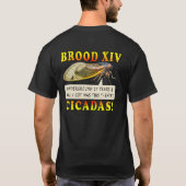 Retro 2025 Brood XIV Cicada Shirt (Rückseite)