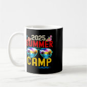 Retro 2025 Sommercampingplatz Matching Fa Kaffeetasse (Links)