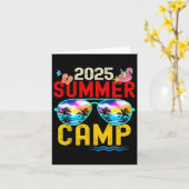 Retro 2025 Sommercampingplatz Matching Fa Karte (Gelbe Blume)