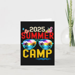 Retro 2025 Sommercampingplatz Matching Fa Karte