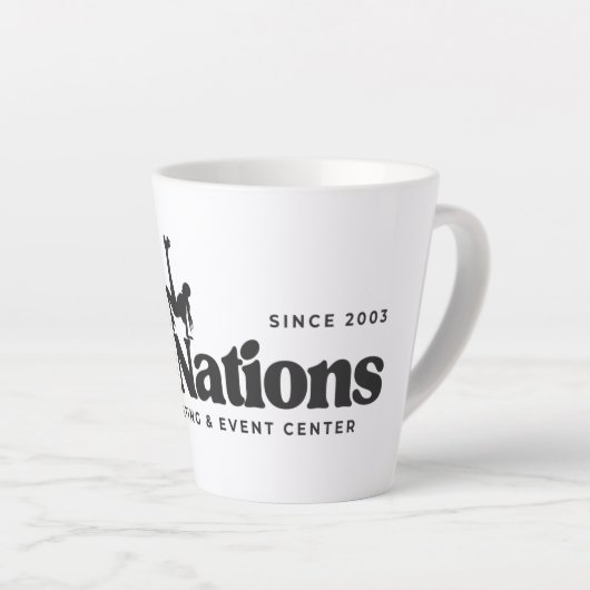 Retro 2025 SpinNations Mug Milchtasse (Rechte Ecke)