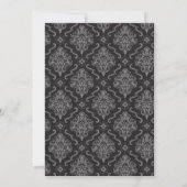 Retro 21. Geburtstag einladen. Vintage Kopfplatte Einladung (Rückseite)