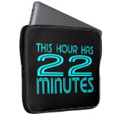 Retro - 22 Minuten Laptopschutzhülle (Vorne Rechts)