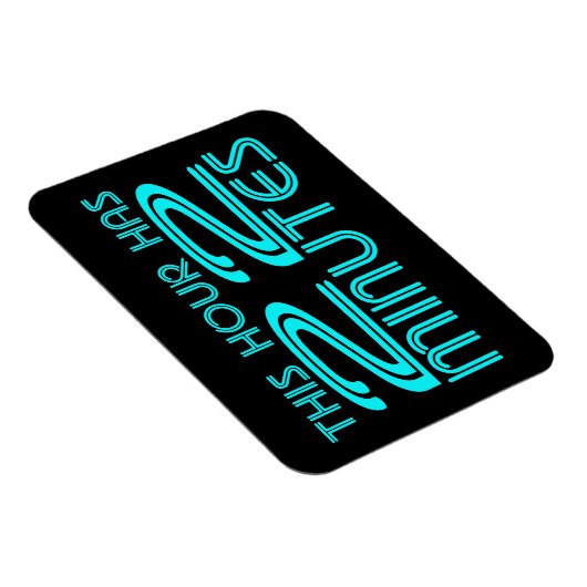 Retro - 22 Minuten Magnet (Rechte Seite)