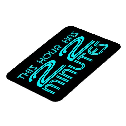 Retro - 22 Minuten Magnet (Linke Seite)