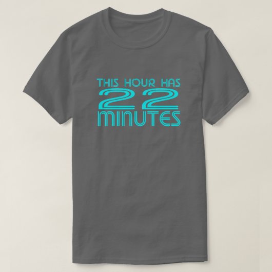 Retro - 22 Minuten T-Shirt (Design vorne)