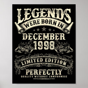 Retro 27. Geburtstag für Männer 27 Jahre alt 1. De Poster