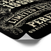 Retro 27th Birthday For Men 27 Year Old December 1 Poster (Ecke)