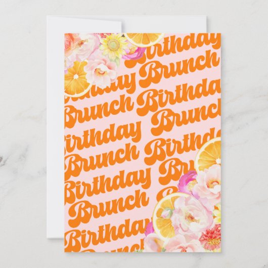 Retro 30. Geburtstagsfeier Einladung (Rückseite)