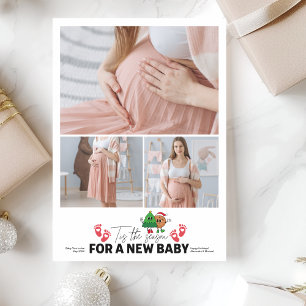 Retro 3 Foto Dies ist die Ankündigung der Schwange