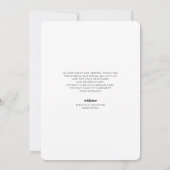 Retro 3 Foto Hochzeit Dankeschön Karte (Rückseite)