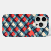 Retro 3D Geometric Cube Phone Case Abstract Color (Rückseite (Horizontal))