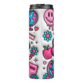 Retro 3D Puffy Lehrer 0,5l Thermobecher Thermosbecher (Rückseite)