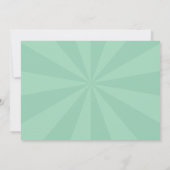 Retro 3d Weihnachtstext Design Einladung (Rückseite)