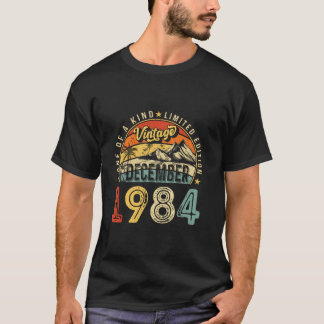 Retro 40 Jahre Altes Geschenk Vintag Dezember 1984 T-Shirt