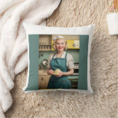 Retro-40er-Inspiriertes Kissen (Decke)