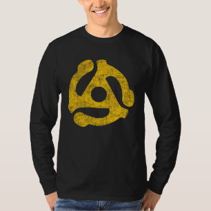 Retro 45 RPM Adapter Vintage Vinyl Schallplatten S T-Shirt