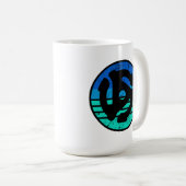 Retro 45 RPM Adapter Vinyl Kaffeetasse (VorderseiteRechts)