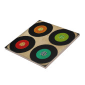Retro 45 VinylRekordalbum Fliese (Seite)