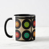 Retro 45 VinylRekordalbum Tasse (Links)
