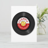 Retro 45RMP Datensatz mit Adapter Feiertagskarte (Stehend Vorderseite)