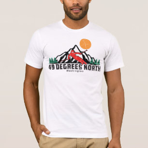Retro 49 Grad Nord Ski T-Shirt