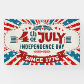Retro 4. Juli Banner (Horizontal)