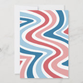 Retro 4. Juli GRILLEN Party Einladung (Rückseite)