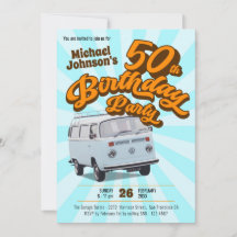 Retro 50. Geburtstag Klassisches Party zum Autogen