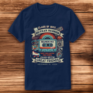 Retro 50 Jahre High School Wiedersehen Vintag Clas T-Shirt