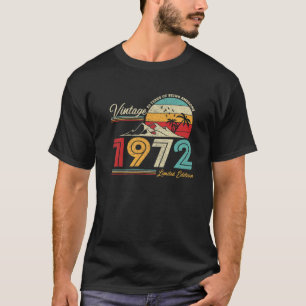 Retro 50 Years Old Vintage 1972 Limited Edition 50 T-Shirt